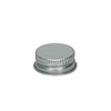 24-400 Silver Aluminum Continuous Thread Cap