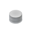 28-410 White PP Foam Lined Continuous Thread Cap