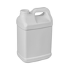 2.5 Gallon White HDPE F-Style Bottle, 63mm