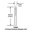 Perfume Sampler Vial - 1/2 Dram (8 x 60 mm)