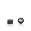 13-425 Black Phenolic Foil Lined Continuous Thread Cap