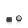 15-425 Black PP Foam Lined Continuous Thread Cap