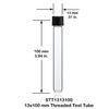 13 x 100 mm Round Bottom Screw Cap Test Tube