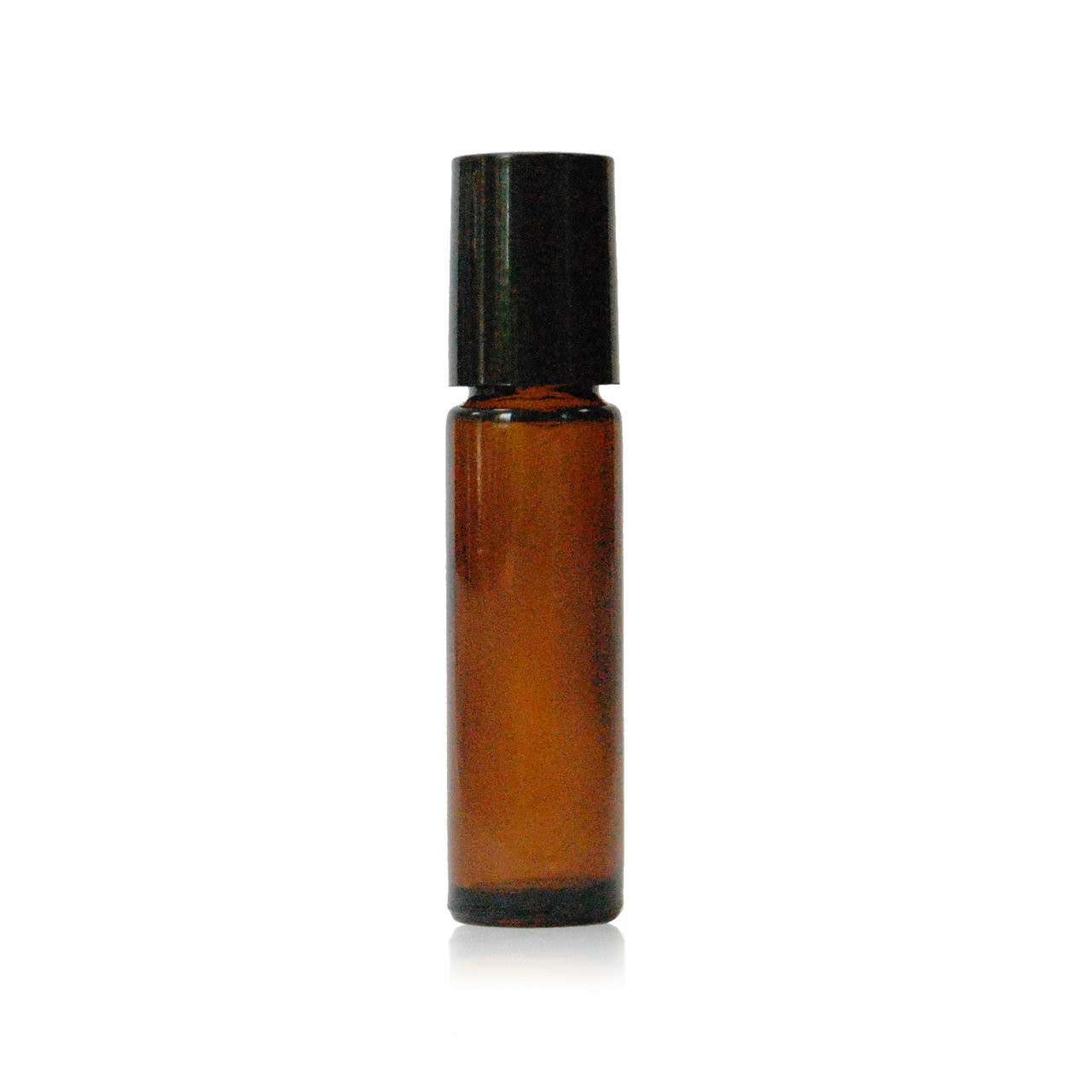 1/3 Ounce Amber Roll-on Bottle - | Free Shipping | Over Cap Included