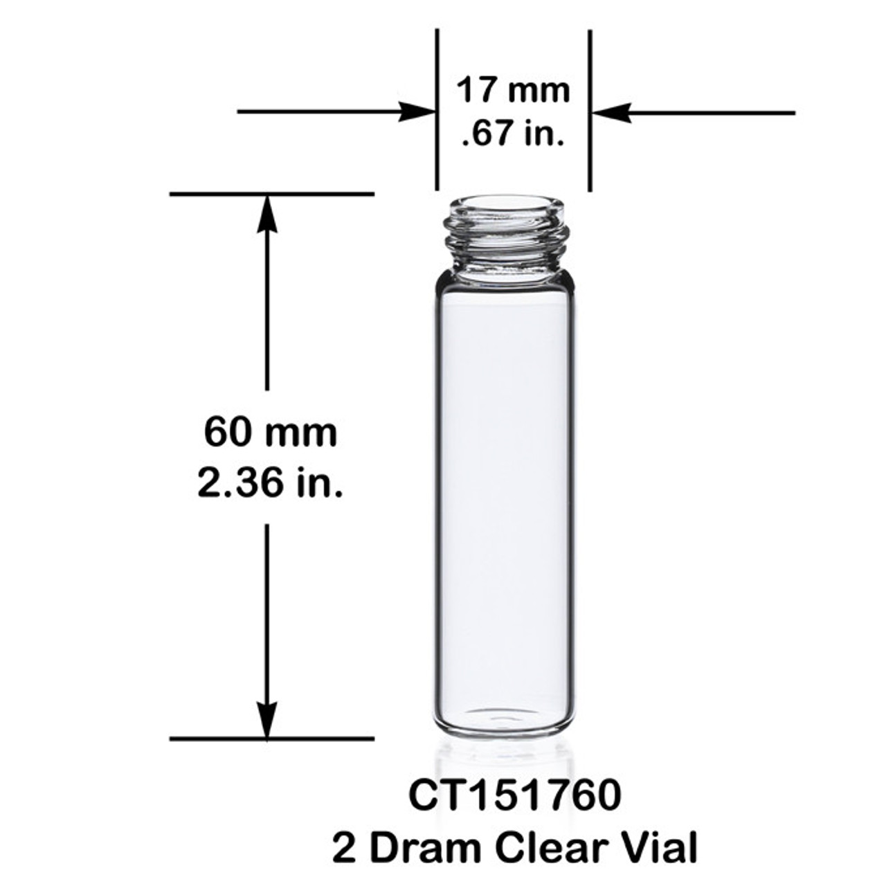 Large Anointing Holy Oil Vials (1/4 Oz)