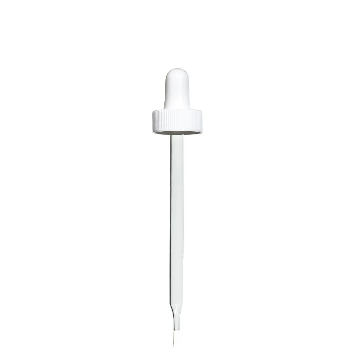 22-400 White Polypropylene Dropper, 110mm