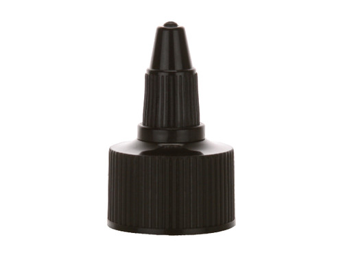 24-410 Black Polypropylene Twist Open/Close Cap 24-410 Black Polypropylene Twist Open/Close Cap
