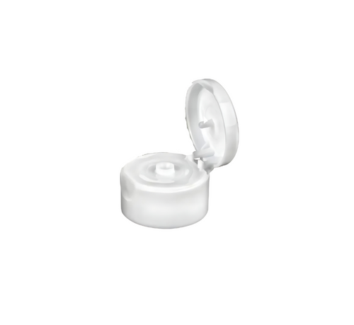 22-400 White PP Snap Top Cap; .25" Orifice