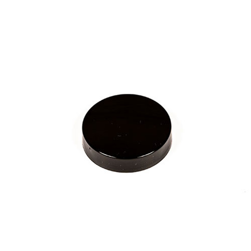48-400 Black PP Smooth Foam Lined Continuous Thread Cap