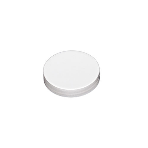 53-400 White PP Smooth Cap Foam Lined Continuous Thread Cap