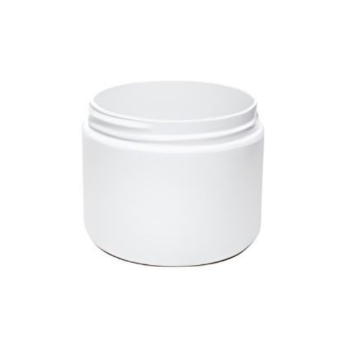 4 oz White Round Base Double Wall Jar 70-400