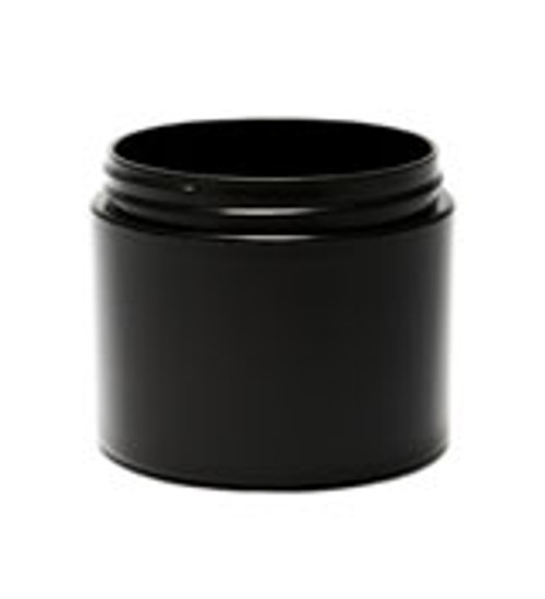 4 oz Black Straight Base Double Wall Jar 70-400