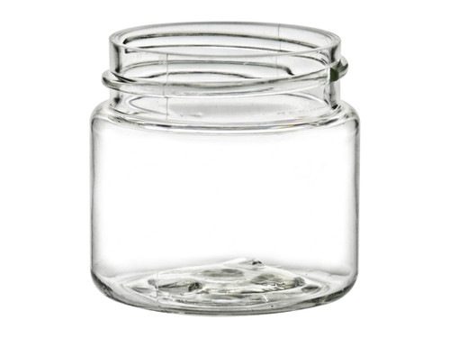 1 Oz Clear Plastic Straight Sided Jar 38-400