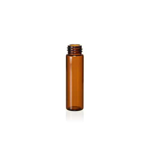 2 Dram Amber Glass Vial with no cap