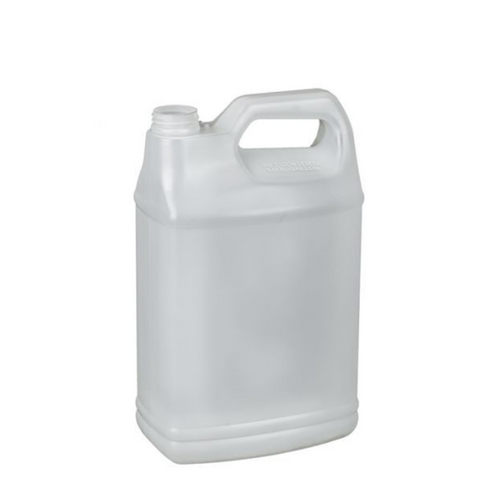 1 Gallon Natural F-Style Plastic Bottle