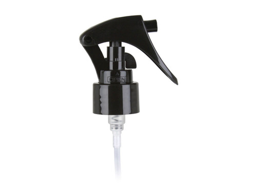 24-410 Black Fine Mist Trigger Sprayer, 5 5/16" Dip Tube