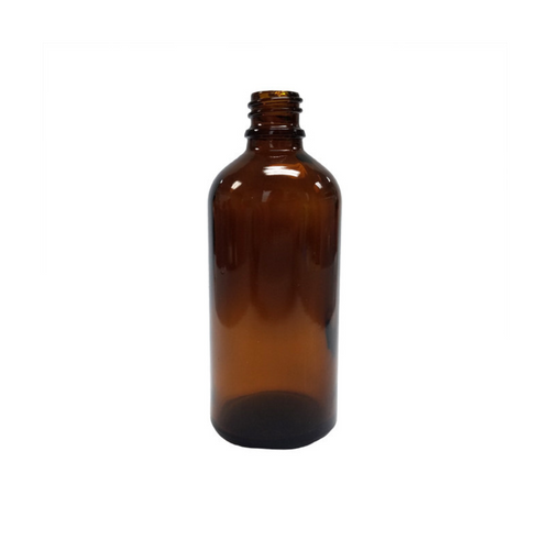 100 ml glass amber euro bottle