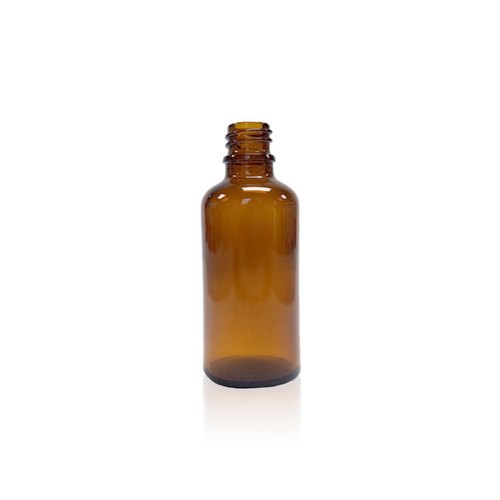 50 ml Amber Glass Euro Bottle