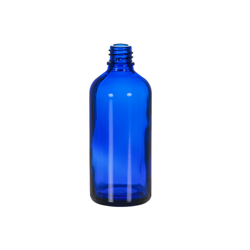 100 ml Cobalt Blue Glass Euro Bottle