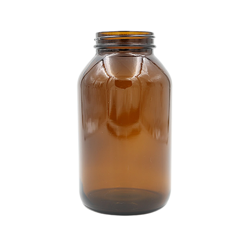 500 cc Amber Glass Wide Mouth Packer Bottle