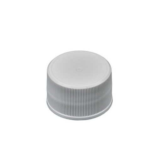 28-410 White PP Foam Lined Continuous Thread Cap