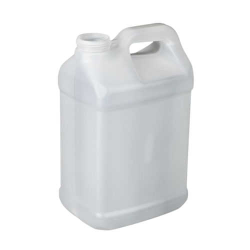 2.5 Gallon Natural HDPE F-Style Bottle, 63mm