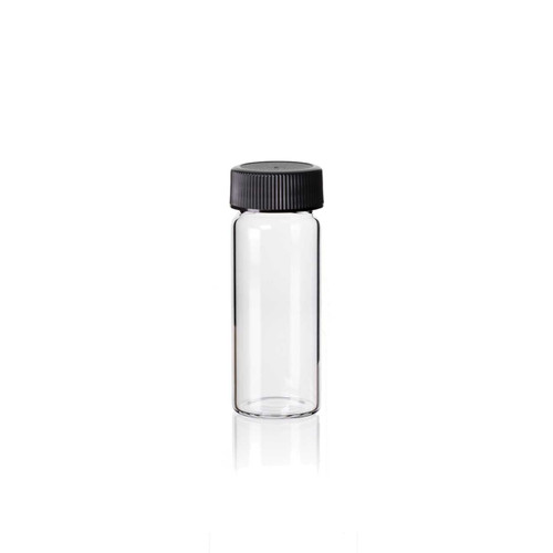 6 Dram Glass Vial with Standard Black Cap