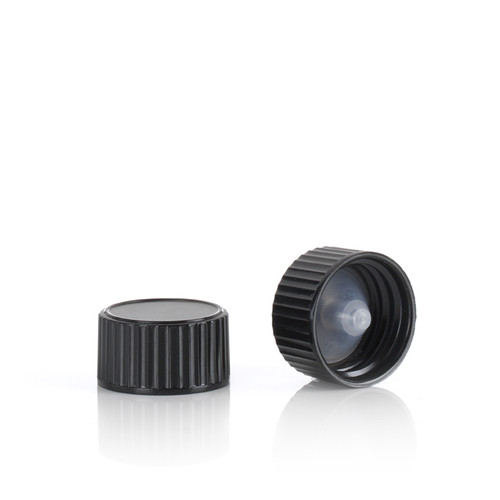 20-400 Black Polycone Lined Continuous Thread Closure