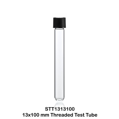 Threaded Test Tubes with Screw Caps Included 13 x 100 mm