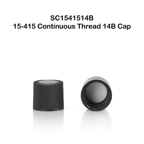 18 - 415 Continuous Thread Closure w/ 14B Rubber Liner