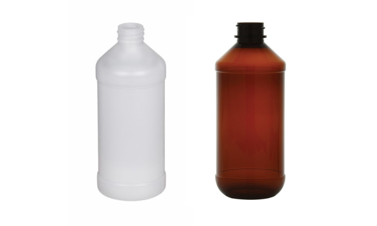 Plastic Modern Round Bottles