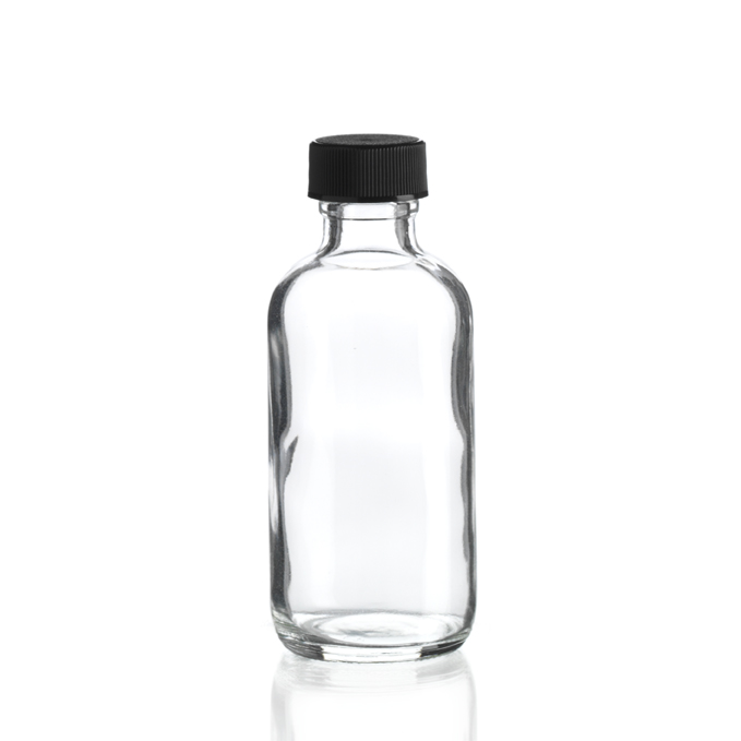 Glass Bottle With Two Caps (Round 5.2 Gallon)