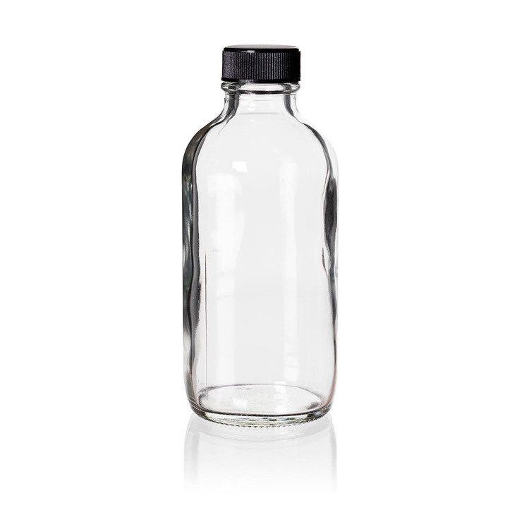 Clear Glass 4 oz Boston Round Bottles In Bulk