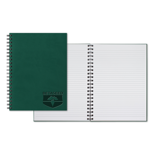 7" x 10" Castelli WireO Tucson Grande XL White Lined Pg Journal