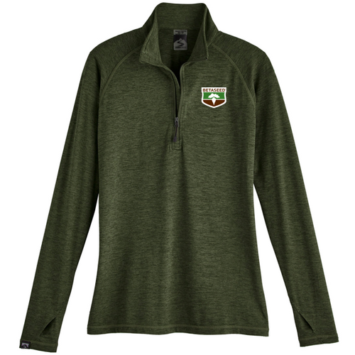 Women’s Storm Creek Pacesetter Super Soft Lightweight Quarter Zip - Spruce Green