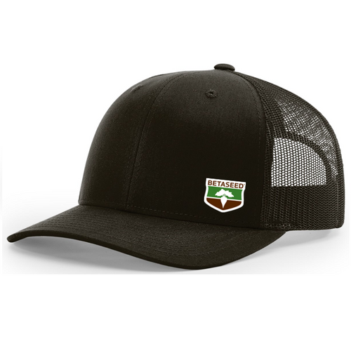 Richardson Trucker Hat - Black/Black