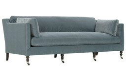 Full display of Rowe Madeline Sofa, highlighting its custom-made sofa design.