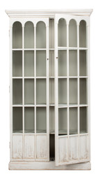 Edgar Allan Glass Bookcase