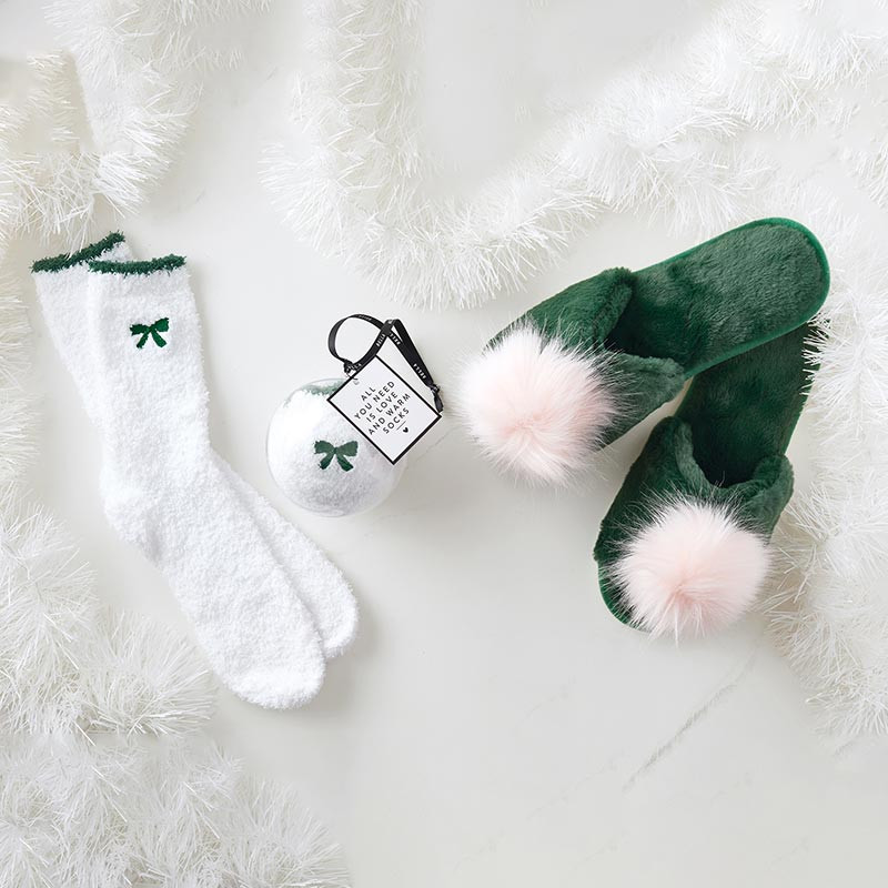 Dream Silk Cozy Socks - Spa-Strümpfe Mit Sheabutter, Superweich Für Trockene Füße, Einheitsgröße