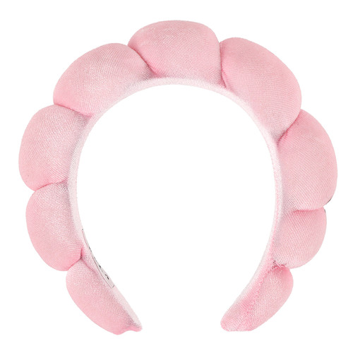 Velvet Makeup Headband - Pink