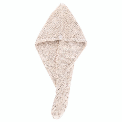 Microfiber Hair Towel - Flax