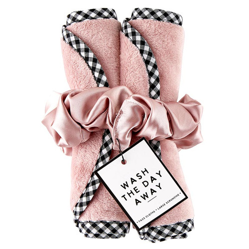 Face Cloth + Scrunchie Set - Dusty Rose