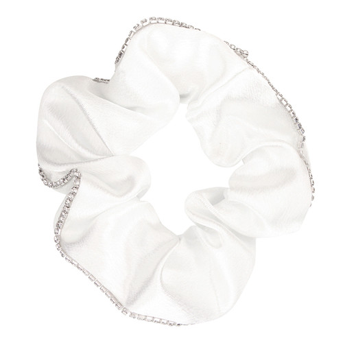 Crystal Satin Scrunchie
