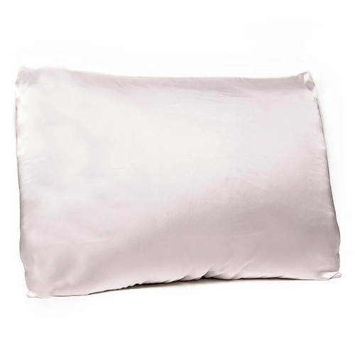 Dual-Sided Silk + Bamboo Pillowcase - Standard - Blush