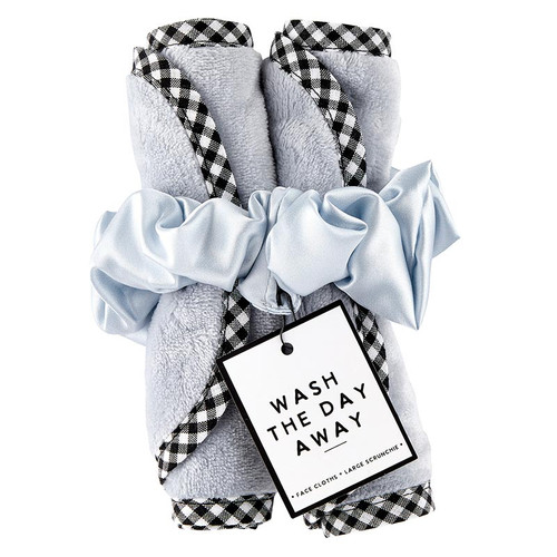 Face Cloth + Scrunchie Set - Coastal