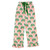 Full-Length Ruffled PJ Set with Velvet Tie - Pink + Palm Beach