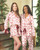 Cropped + Ruffled Short PJ Set with Velvet Ties - Ivory + Ornaments