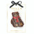 Bear Claw Clip - Brown Bear + Red Scarf