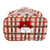 Quilted Cosmetic Bag - Plaid