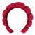Velvet Makeup Headband - Burgundy with Rhinestones